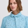 Atelier Rêve Blouse met lange mouwen DuskBlue Outlet