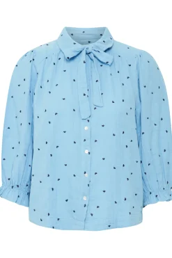 Atelier Rêve Blouse met lange mouwen DuskBlue Outlet