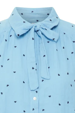 Atelier Rêve Blouse met lange mouwen DuskBlue Outlet