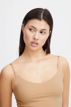 ICHI accessories IASIV Jurk Tan Online