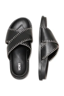 ICHI accessories IATALIA Sandalen Blackw.Creme New