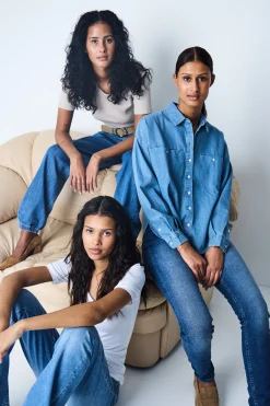 Ichi IHARCHER Denim blouse Lightbluewashed Hot