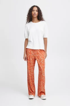 Ichi IHAYA Broek CoralRoseLeoAop New