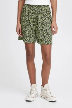 Ichi IHAYA Shorts SprucestoneFlowerAop Fashion