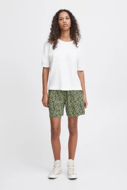Ichi IHAYA Shorts SprucestoneFlowerAop Fashion