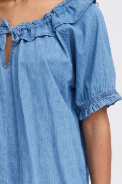 Ichi IHBARCY Blouse met korte mouwen New