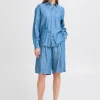 Ichi IHBECCOS Denim blouse New