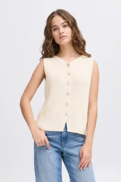 Ichi IHBLONDS Mouwloos vest Hot