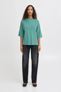 Ichi IHBOSTON Pullover BerylGreen Online