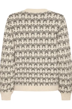 Ichi IHBRIELLE Pullover Oatmealw.black Fashion