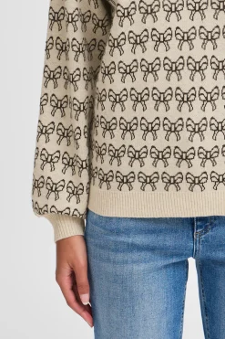 Ichi IHBRIELLE Pullover Oatmealw.black Fashion