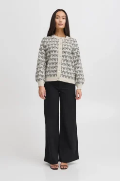 Ichi IHBRIELLE Vest Oatmealw.black Hot