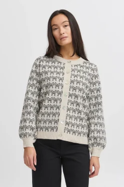 Ichi IHBRIELLE Vest Oatmealw.black Hot
