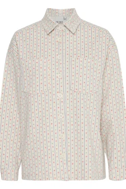 Ichi IHBROKES Denim blouse Online