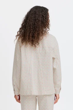 Ichi IHBROKES Denim blouse Online