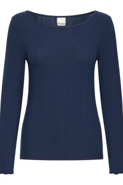 Ichi IHCELLA T-shirt met lange mouwen TotalEclipse Hot