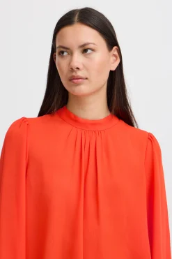 Ichi IHCELLANI Blouse Orange.com Discount