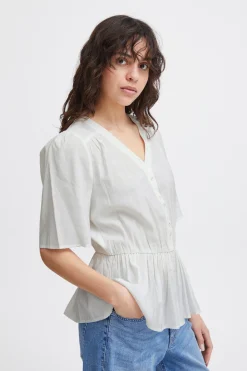 Ichi IHCINOMA Blouse CloudDancer Sale