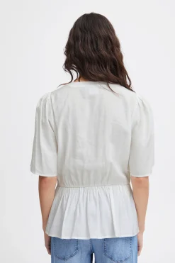 Ichi IHCINOMA Blouse CloudDancer Sale