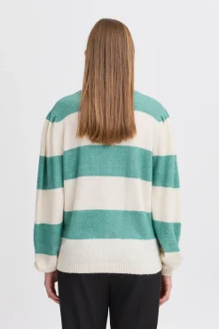 Ichi IHDUSTY Pullover BerylGreen Discount