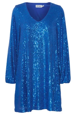 Ichi IHFAUCI Jurk LapisBlue Outlet