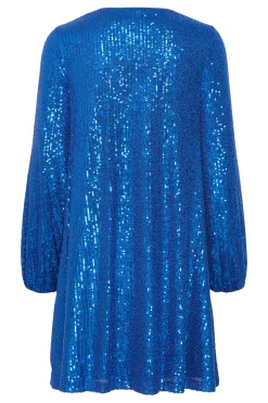 Ichi IHFAUCI Jurk LapisBlue Outlet