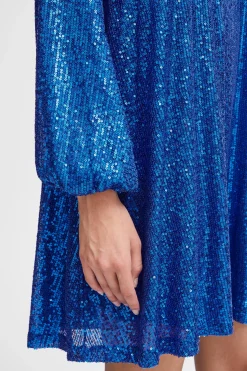 Ichi IHFAUCI Jurk LapisBlue Outlet