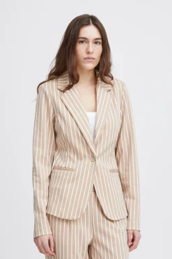 Ichi IHKATE Blazer Nomadstripe Discount