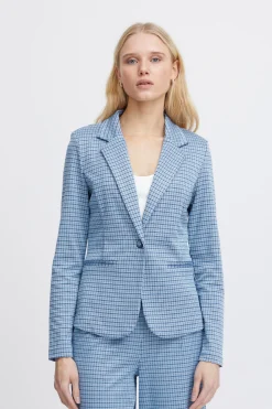 Ichi IHKATE Blazer DellaRobbiaBlue Best