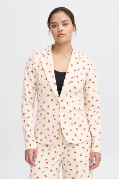 Ichi IHKATE Blazer GeraniumFloweraop Clearance