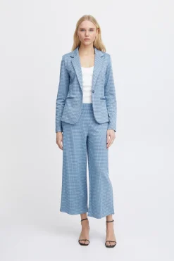 Ichi IHKATE Blazer DellaRobbiaBlue Best