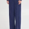 Ichi IHKATE CORDUROY WIDE broek MedievalBlue Sale