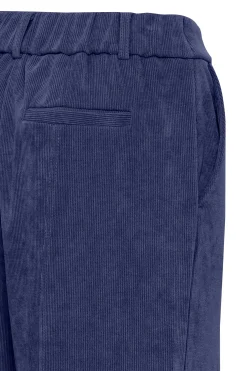 Ichi IHKATE CORDUROY WIDE broek MedievalBlue Sale