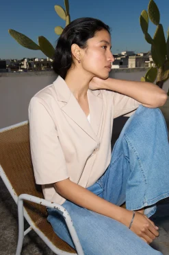 Ichi IHKATE CROPPED Blazer Doeskin Online