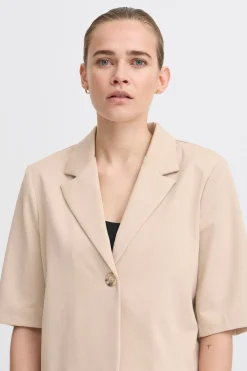 Ichi IHKATE CROPPED Blazer Doeskin Online