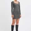 Ichi IHKATE Jurk Black Outlet