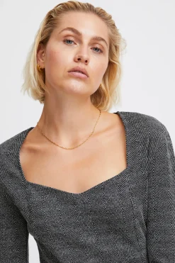 Ichi IHKATE Jurk Black Outlet