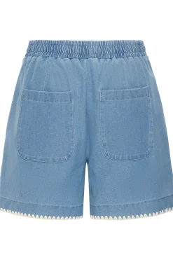 Ichi IHKATE Shorts KateDenimLightBlue Discount