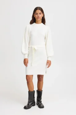Ichi IHLAMORA Jurk CloudDancer Discount