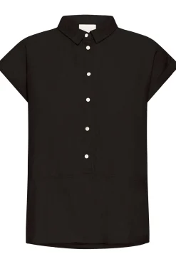Ichi IHLINNO Blouse met korte mouwen Black Discount