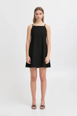 Ichi IHLINNO Jurk Black Discount