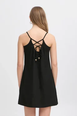 Ichi IHLINNO Jurk Black Discount
