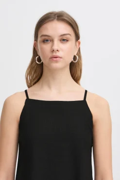 Ichi IHLINNO Jurk Black Discount