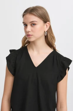 Ichi IHLINNO Mouwloos shirt Black New