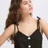 Ichi IHLINNO Mouwloos shirt Black Best