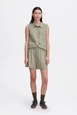 Ichi IHLINO Shorts Vetiver Hot