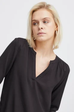 Ichi IHMAIN Blouse Black Clearance
