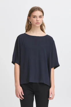 Ichi IHMARRAKECH Blouse TotalEclipse Outlet