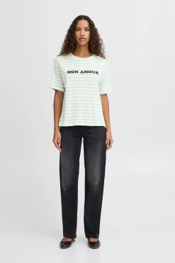 Ichi IHNOVA T-shirt BerylGreen Online
