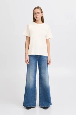 Ichi IHNYNNA T-shirt CloudDancer Outlet